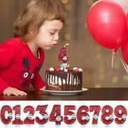 Kcavykas Baseball Birthday Candle 9th Baseball Cake Topper Decor Nine Year Candles Red Glitter Number 9 For Cupcake Topper Decorations Birthday Party Kids Adults Deals Of The Day On-Trend Low Spend